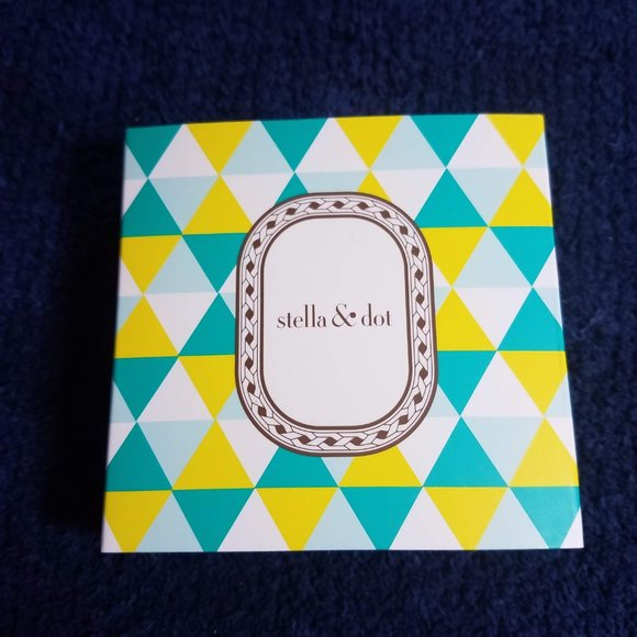 NIB ~ 16"+ 2"ext ~Stella & Dot Nova Necklace~Tourmaline/Quartz~RETIRED~N549G - Picture 5 of 9